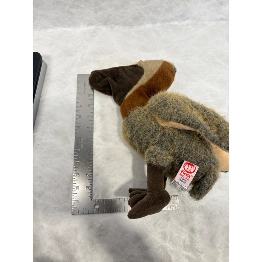 Fiesta Plush Bird Stuffed Animal Brown Grey Mottled Prehistoric Style FP1016BA
